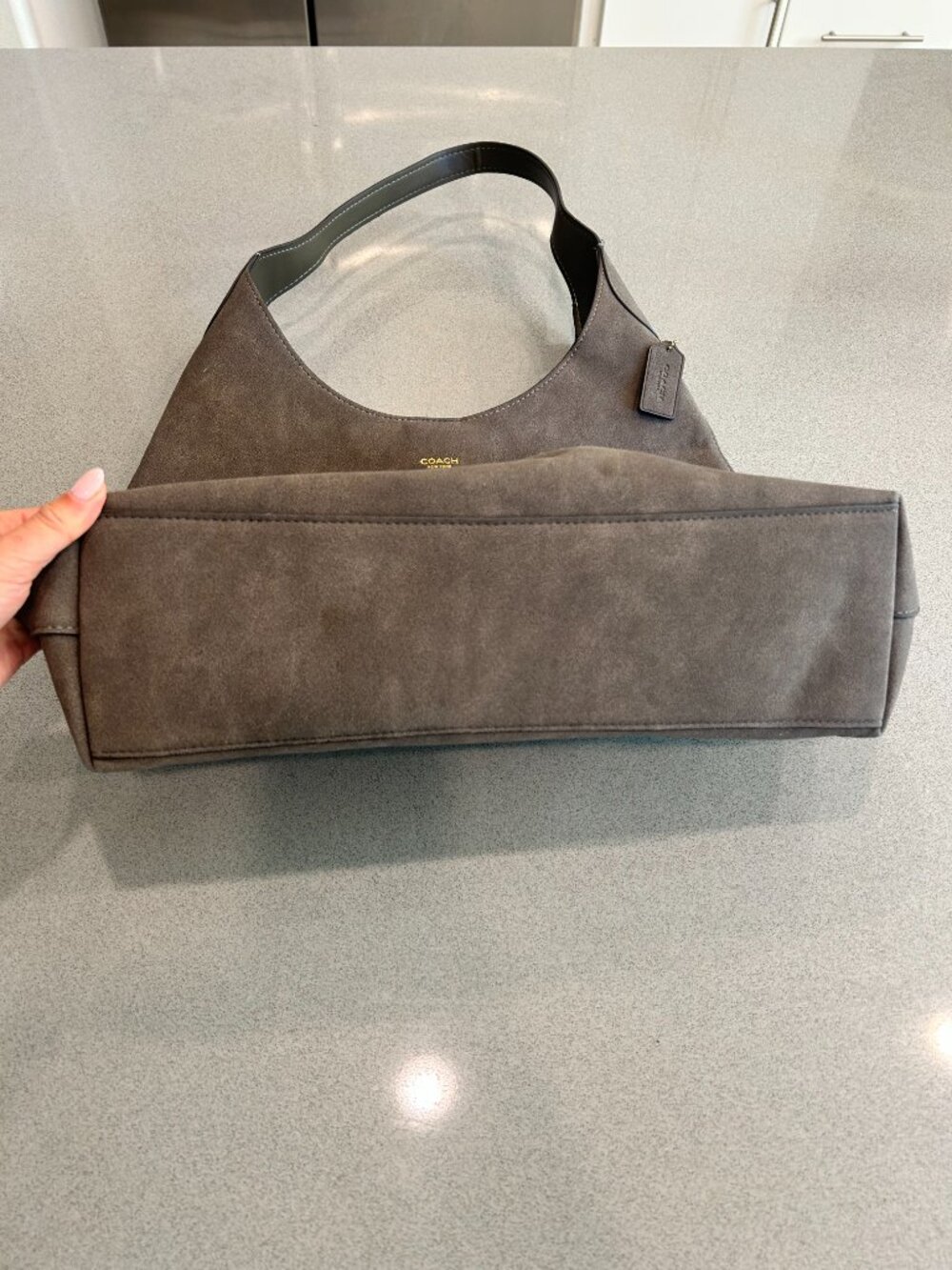 Coach Brooklyn Shoulder Bag 39 Olive XL - Picture 8 of 10